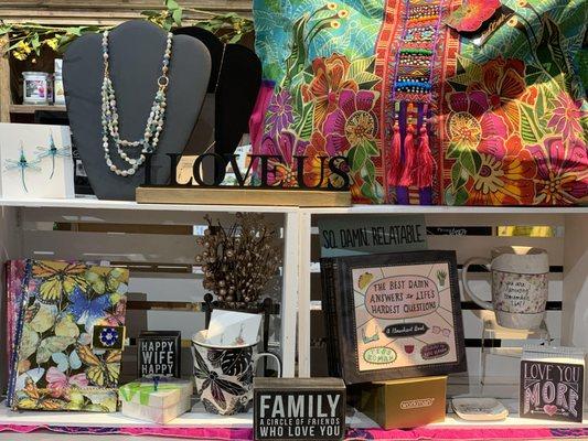 Jewelry, Gift Books, Signs, Mugs, Inspirational, Canvas Bags- Just a few of the items available at Lemon Tree