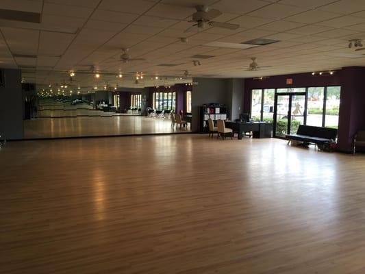 We have a 2000 sqft dance floor the biggest dance floor in the area come check it out