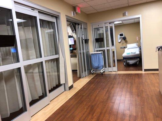 Patient recovery rooms