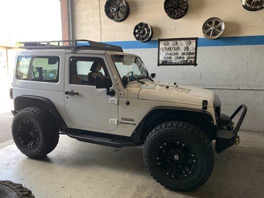 Wheels & tires for this jeep by A & J Tires