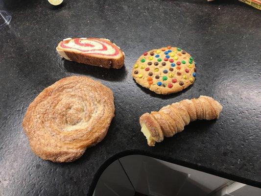 Delicious pastries