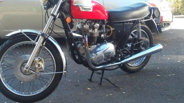 Engine top end, forks and brake system rebuilt by Ken Armann.