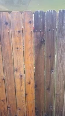 It is not always necessary to replace your fence when it looks old.  Pressure washing is many times a great solution (and che...