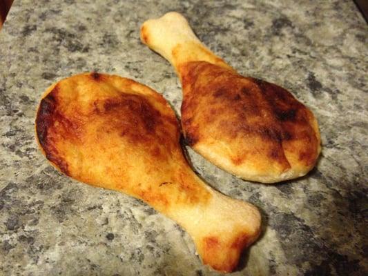 Chicken anyone!  These drumstick will have your dog licking his lips.