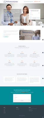 Drug and Alcohol Rehab Landing Page Design and Development Project