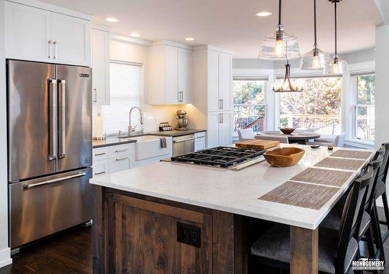 Remodeled kitchen