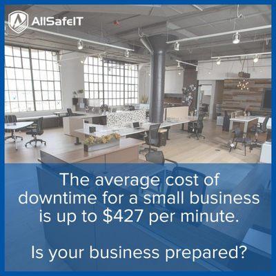 IT downtime can be caused by many factors, including a server reboot, hardware/software failure, power failure, or an unauthorized attack.