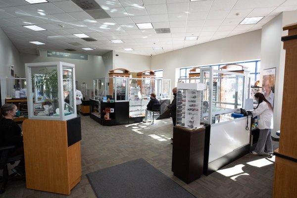 Our optical dispensary in our Bergenfield location.