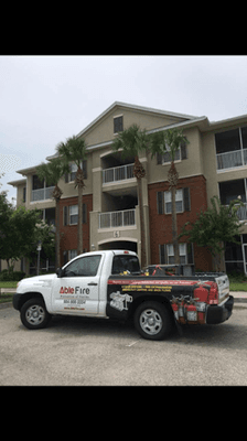 One of our Technicians truck that is always onsite during inspections.