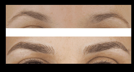 Microblading before and after