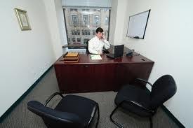 Private, furnished offices by the hour, day, week or much longer