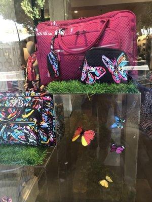 'Butterflies are free', not these bags, ha.