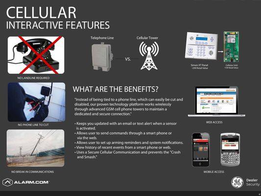 Cellular interactive system.