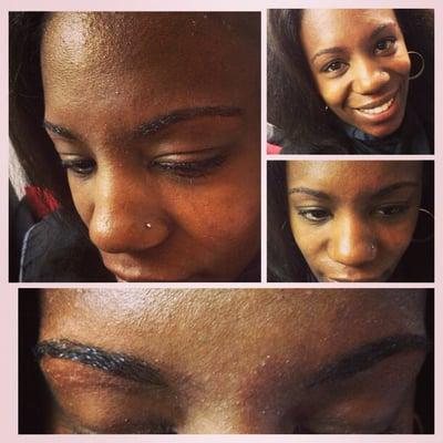 Eyebrow threading