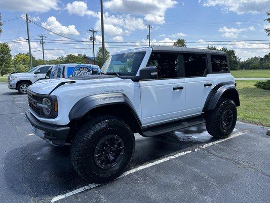 Ford Bronco Raptor Maintenance Wash