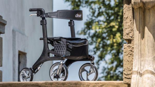 Drive Nitro Rollator Walker has sleek European Styling