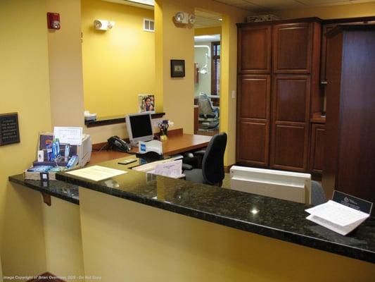 An open office, handicap accessible, with a warm, inviting staff!