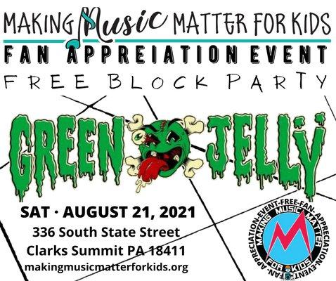 Free Block Party Clarks Summit PA August 21 2021