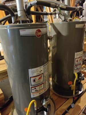 Rheem water heaters in series for 100 gallons of Hot Water