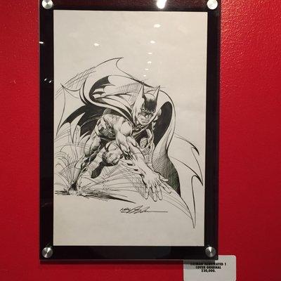 Batman Illustrated # 2 original published cover that is for sale