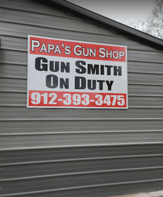 Come See US at Papa's Gun Shop