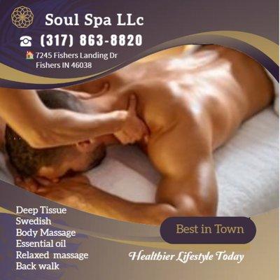 The full body massage targets all the major areas of the body that are most subject to strain and discomfort including the ne...