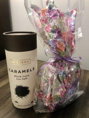 A Gift Wrapped Necklace and Mcreas's Caramels :)