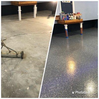 Industrial grade epoxy floor coatings.