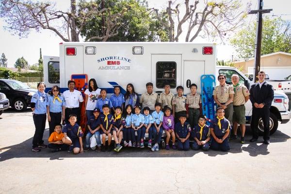 Boy scout troop 2016 and Girl scout troop 116