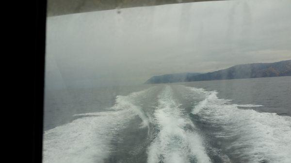 Leaving Catalina