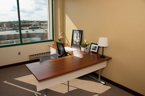 All offices come fully furnished and ready to go with a phone and Internet service.