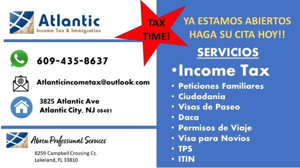 Atlantic income Tax & Immigration