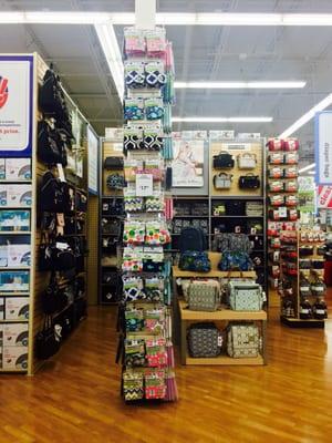 Huge selection of diaper bags.