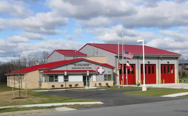 A rural fire station on a Maryland Scenic Highway