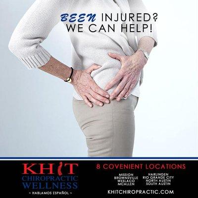 Personal Injury Chiropractic Care in South Austin, Texas. Khit Chiropractic & Wellness Center: https://www.khitchiropractic.com/