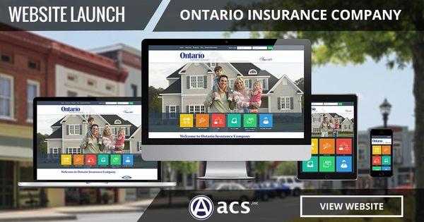 Insurance Website Design for Ontario Insurance Company by ACS Web Design & SEO.