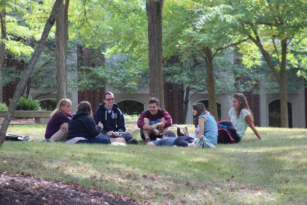 Students enjoy a vibrant campus full of activities, rigorous coursework, and spiritual growth.