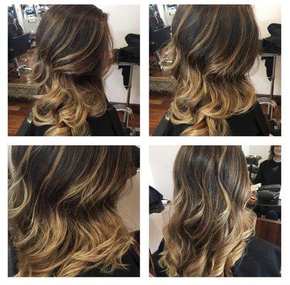 Balayage +Dark root by Chelsea