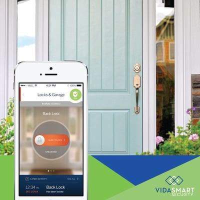 Not Home But Need To Open The Door? No Problem Just Log Into Your Home Security App and Lock or Unlock Your Door!