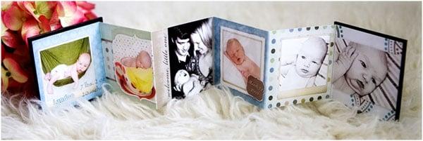 Custom Photo Mini-Accordion Books