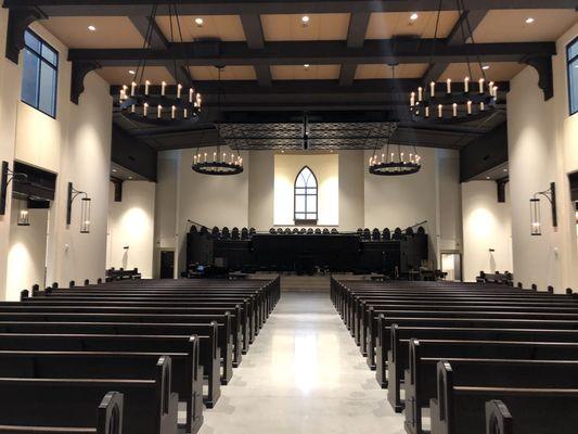 Sanctuary for the traditional service at ECBC