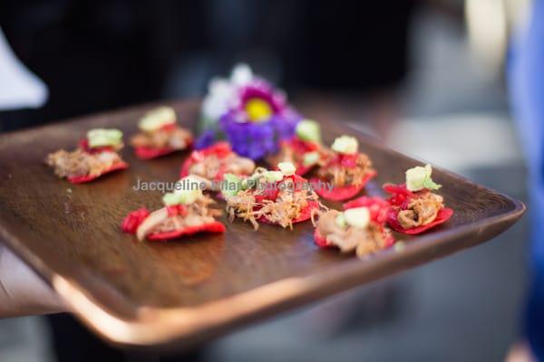 Tostada appetizers