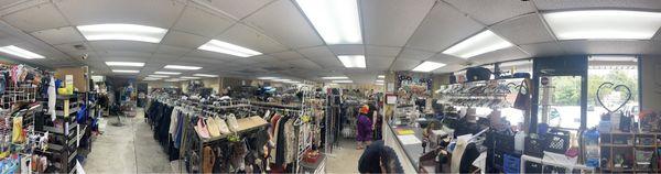 Panoramic view of the shop