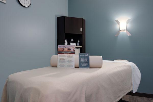 Massage treatment room