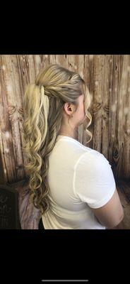 Bridal hair