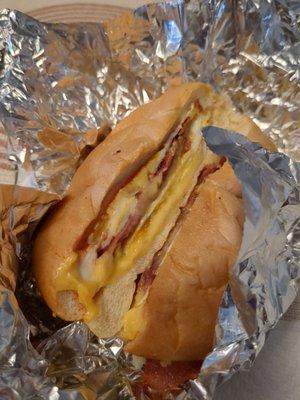 Pork roll egg and cheese