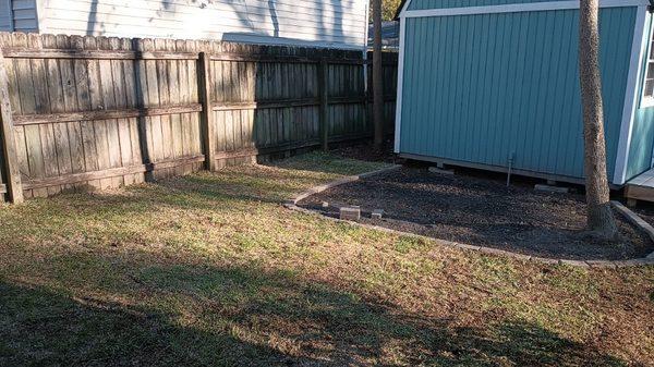 Before & after sod installation