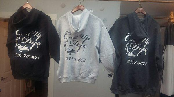 Hoodie sweatshirts available