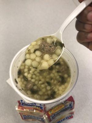 14 January 2019 - Italian Wedding Soup ($3.75)