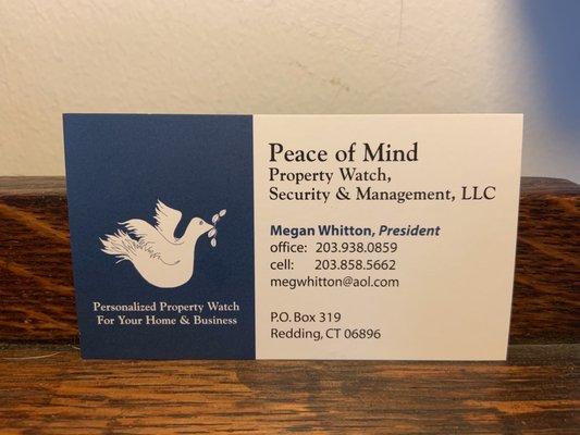 Peace Of Mind Property Watch, Security & Management